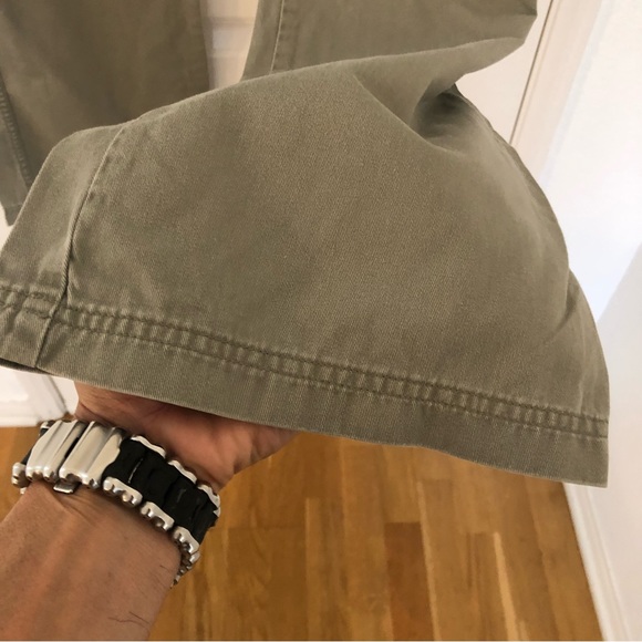 The North Face A5 Series cotton khaki Flare Pants Size 12 Cargo outdoor hiking - Picture 8 of 14